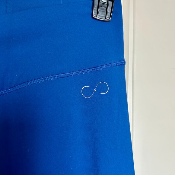 Curves & Combat Boots - Blue 'Naked' Leggings - Picture 5 of 7